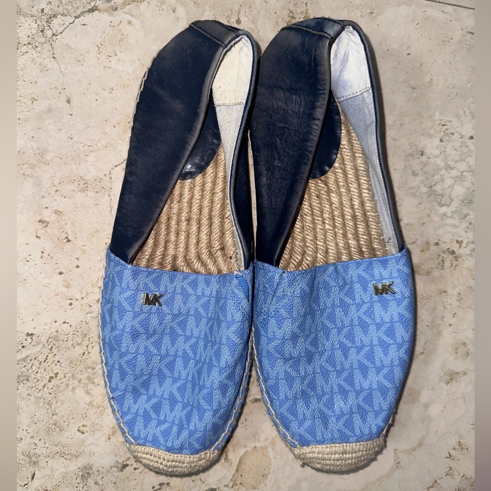 Michael Kors blue espadrilles